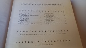 Ročenka výtvarného umění Six 1930.