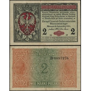Pologne, 2 marks polonais, 9.12.1916