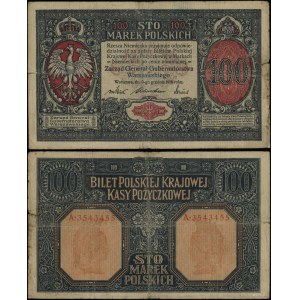 Poland, 100 Polish marks, 9.12.1916