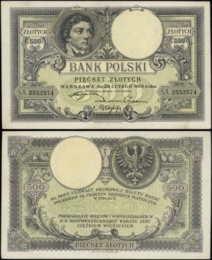 Poland, 500 zloty, 28.02.1919