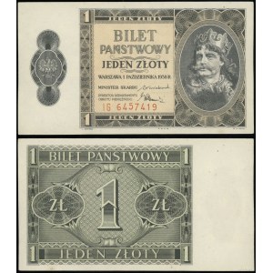 Polska, 1 złoty, 1.10.1938