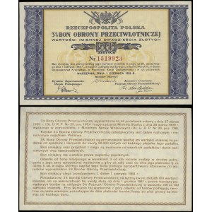 Polska, bon na 20 złotych, 1.06.1939