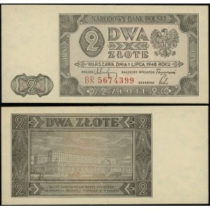 Pologne, 2 zlotys, 1.07.1948