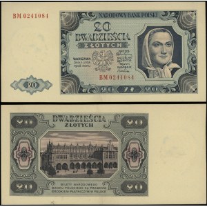 Poland, 20 zloty, 1.07.1948