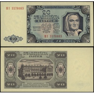 Poland, 20 zloty, 1.07.1948