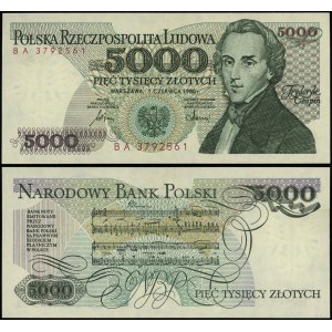 Poland, 5,000 zloty, 1.06.1986