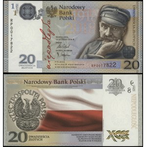 Polska, 20 złotych, 13.02.2018