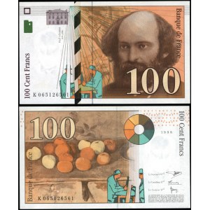 Francja, 100 franków, 1998