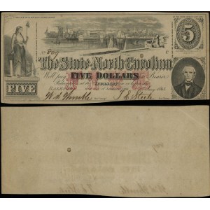 Stany Zjednoczone Ameryki (USA), 5 dolarów, 1.01.1863
