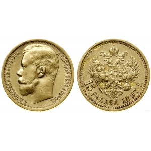 Rosja, 15 rubli, 1897 (А•Г), Petersburg