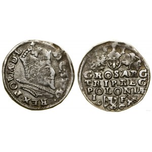 Polska, trojak, 1596, Lublin