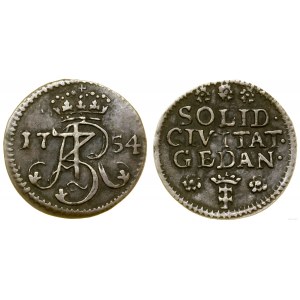 Polska, szeląg, 1754, Gdańsk