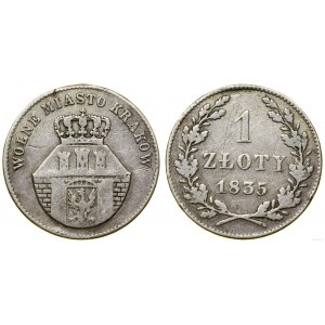 Polska, 1 złoty, 1835, Wiedeń
