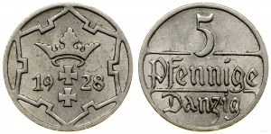 Poland, 5 fenig, 1928, Berlin