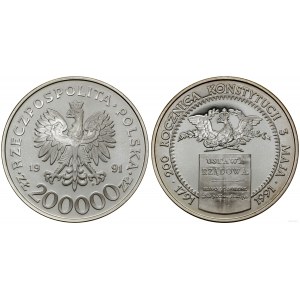 Polska, 200.000 złotych, 1991, Warszawa