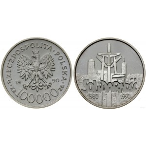 Polska, 100.000 złotych, 1990, Warszawa