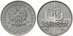 Poland, 100,000 zloty, 1990, Warsaw