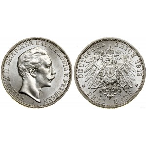 Niemcy, 3 marki, 1912 A, Berlin