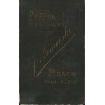 [Cardboard photograph] Male. J. Pomorski, Posen (Poznań) [ca. 1895-1898].