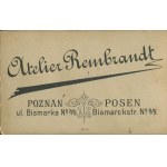 [Cardboard photograph] Priest. Atelier Rembrandt, Posen (Poznań) [ca. 1900].