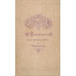 [Cardboard photograph] Woman with children. W. Twardzicki, Warsaw [ca. 1880].