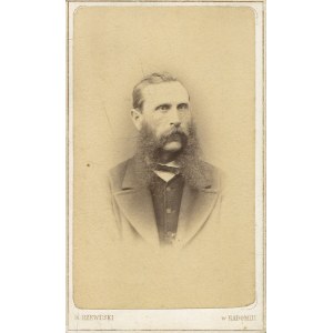 [fotografia tekturkowa] Starszy mężczyzna. B. Rzewuski, Radom [ok. 1875]