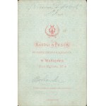 [fotografia tekturkowa] Marcella Borkowska (1848-1911). Karoli & Pusch, Warszawa [ok. 1880]