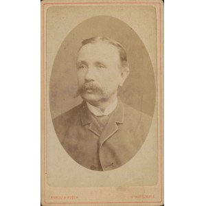 [fotografia tekturkowa] Mężczyzna. Karoli & Pusch, Warszawa [ok. 1880]