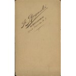 [Cardboard photograph] Male. St. Bogacki, Warsaw [ca. 1900].