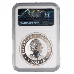 Australia, Elizabeth II, $1, Australian Emu, 2020, men. Perth, mintage of 30,000, as of the first day of issue.