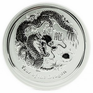 Australia, Elizabeth II, $30 (1 kg), Year of the Dragon, 2012, men. Perth, mintage of 55,886.