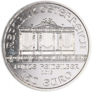 Austria, 1½ Euro, Filharmonicy Wiedeńscy, 2015, men. Wiedeń, nakład 7 298 593 szt.