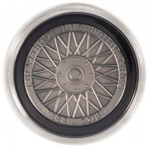 Niue, Elizabeth II, $5, 130 years of pneumatic tire, 2018, men. Paris