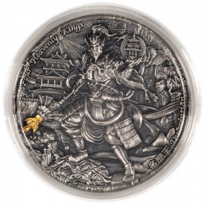 Niue, Elizabeth II, $5, Four Heavenly Kings - Duowentian series, 2020, men. Warsaw, mintage of 555 pieces.