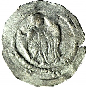 Bohemia, Ladislaus II 1140-1158, Denarius, Construction/Posts