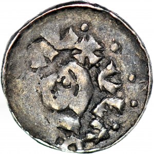 Ladislaus I Herman 1081-1102, Cracow denarius, first issue, small head