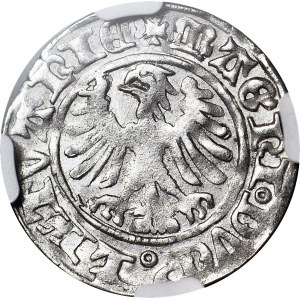 Alexander Jagiellonian, Lithuanian half-penny, Vilnius, Gothic, exquisite