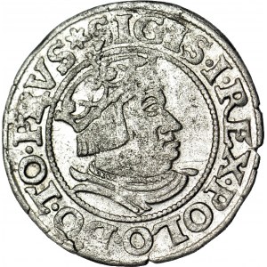 RRR-, Zygmunt I Stary, Grosz 1535, Gdańsk, Romańczyk RRR