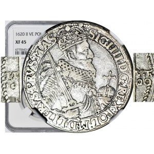 RRR-, Zygmunt III Waza, Ort 1620, Bydgoszcz, I.I-F.V, R6, 80mk?, wg. Gumowskiego PRÓBNA emisja