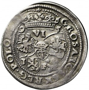 RR-, Sigismund III Vasa, Sixpence 1595, Lublin, rare