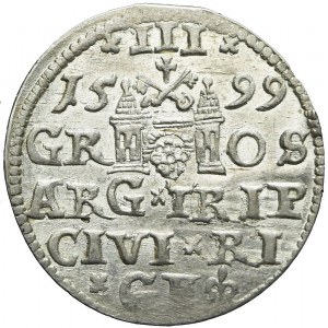 Sigismund III Vasa, Troika 1599, Riga, minted