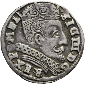 RR-, Zygmunt III Waza, Trojak 1600, Wilno, ŁABĘDŹ