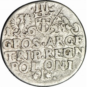 RR-, Sigismund III Vasa, Trojak 1620, Krakow, RENN pierced on REGN