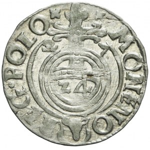 R-, Zygmunt III Waza, Półtorak 1627, Bydgoszcz, Półkozic w tarczy