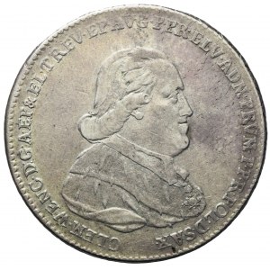 Syn Augusta III, Klemens Wacław, Talar 1794 GM, Koblencja, rzadki