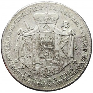 Syn Augusta III, Klemens Wacław, Talar 1794 GM, Koblencja, rzadki