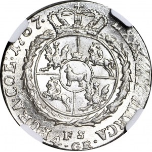Stanisław A. Poniatowski, Złotówka 1767, piękna ok. mennicza