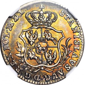 Stanisław A. Poniatowski, Półzłotek 1766 FS, Warszawa, wyśmienity