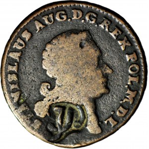 RR-, Stanisław A. Poniatowski, Trojak 1768 G, fałszerstwo pruskie, punca JP?