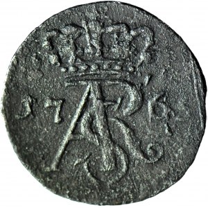 RR-, Stanisław A. Poniatowski, Szeląg 1765, Toruń, rzadki R6